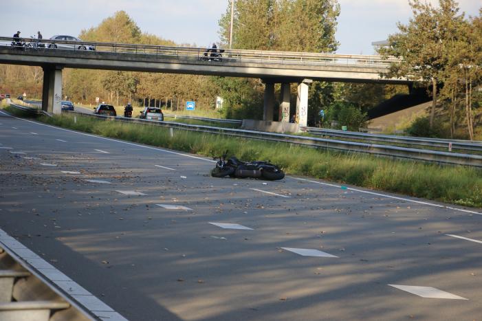 Motorrijder zwaargewond na ongeval