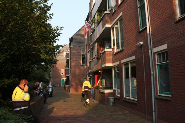 Onderzoek naar gaslucht in flat