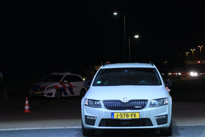 Auto klemgereden na bedreiging