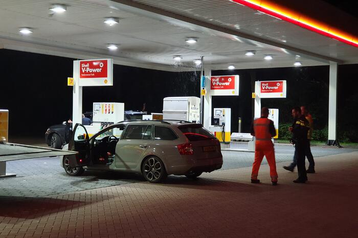 Auto klemgereden na bedreiging