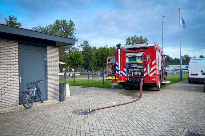 Brand in kantine voetbalclub Scherpenzeel