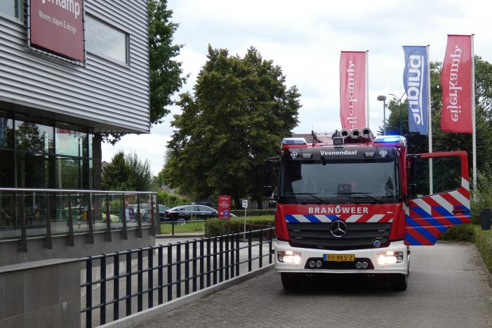 Autobrand in parkeergarage