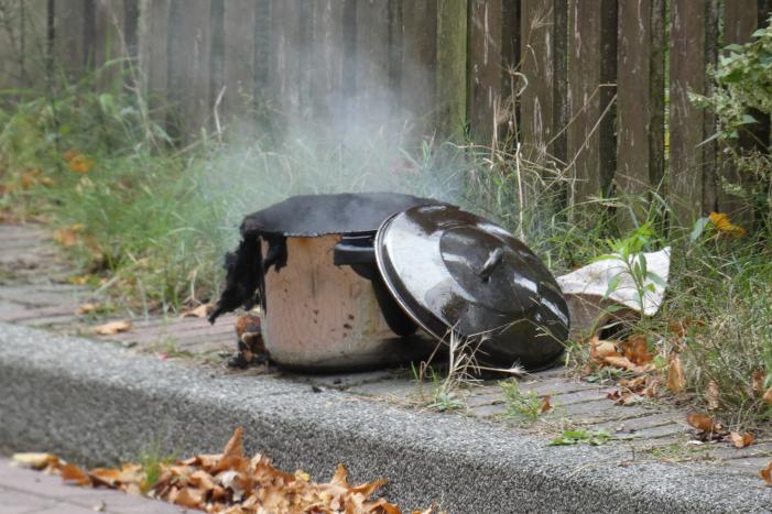Woning vol rook na vlam in de pan