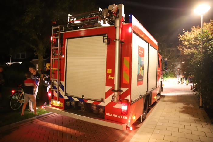 Onderzoek naar brandlucht in woning