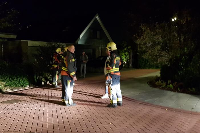 Onderzoek naar brandlucht in woning