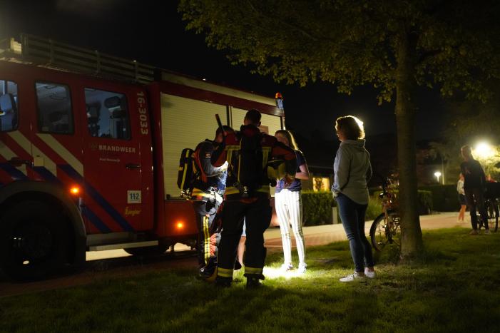 Onderzoek naar brandlucht in woning