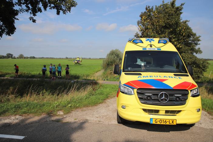 Wielrennen ernstig gewond na valpartij