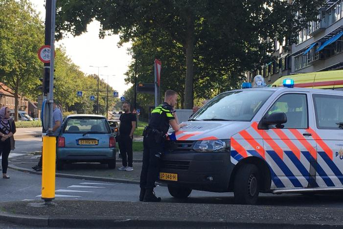 Flinke schade na botsing op kruising