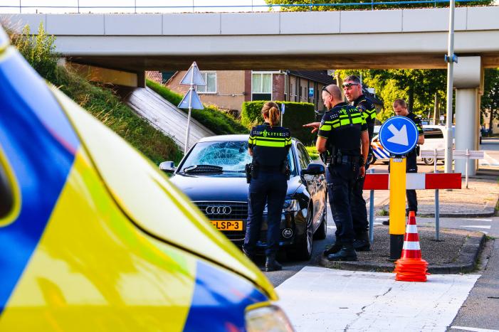Fietser gewond bij aanrijding met een personenauto