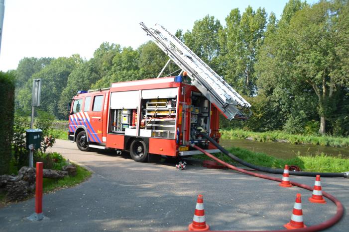 Tuinhuis volledig uitgebrand