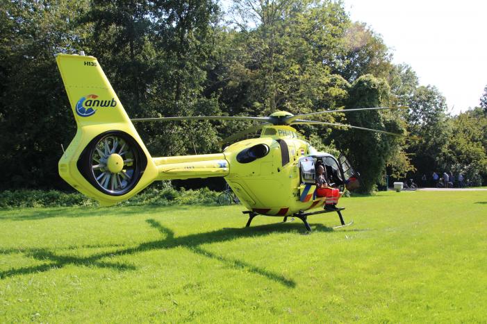 Traumahelikopter ingezet voor incident