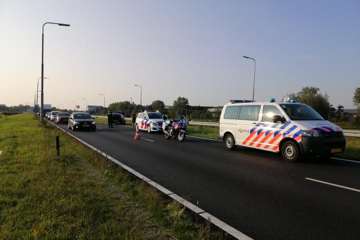 Veel schade na kop-staart botsing
