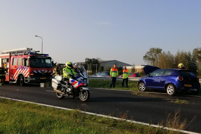 Veel schade na kop-staart botsing