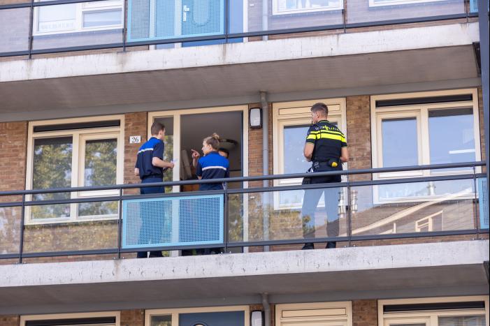 Auto gaat in vlammen op