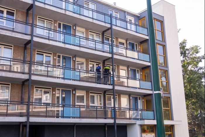 Auto gaat in vlammen op