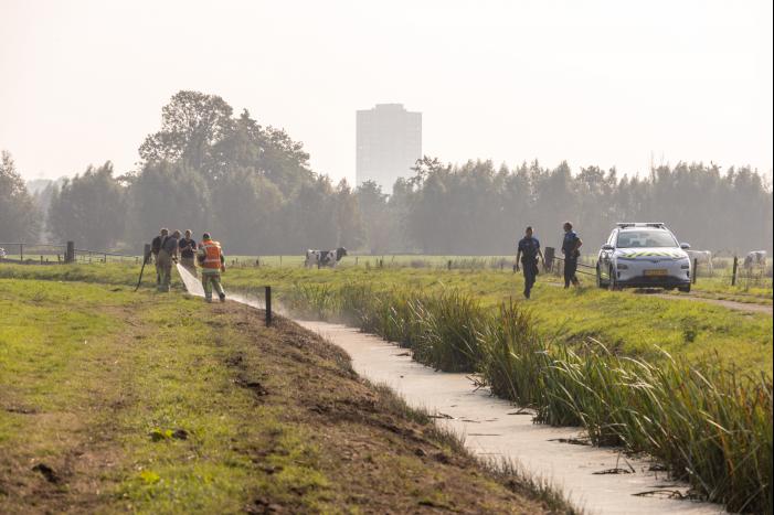 Brandende barbecue-resten snel geblust