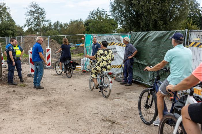 Gemeente treedt handhavend op tegen afsluiten fietspad