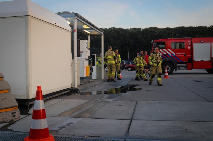 Brandweer onderzoekt lekkende AdBlue-tank