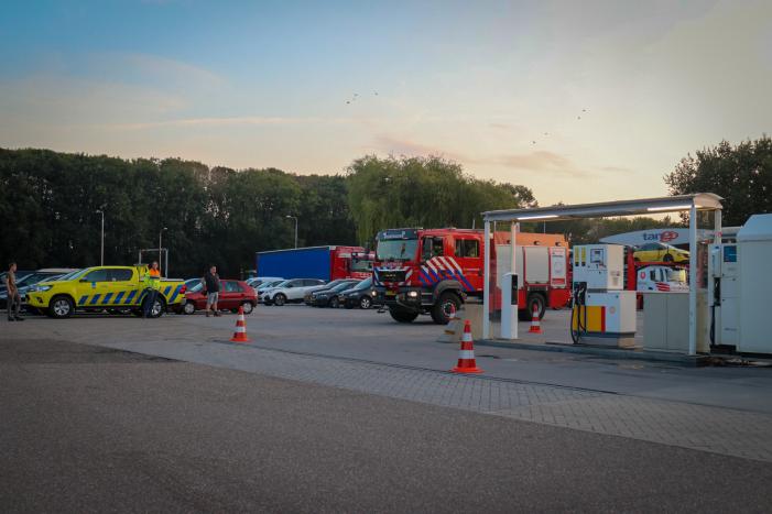 Brandweer onderzoekt lekkende AdBlue-tank