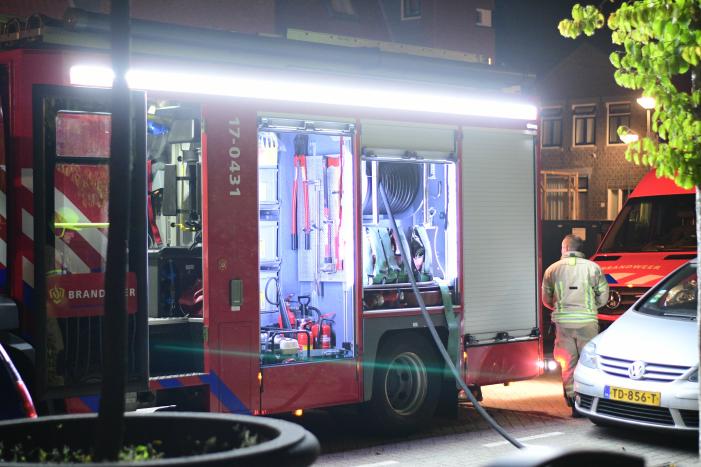 Brand bij speeltuin in Overschie