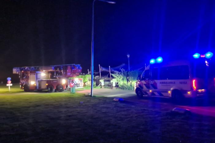 Massale inzet naar mogelijk persoon te water