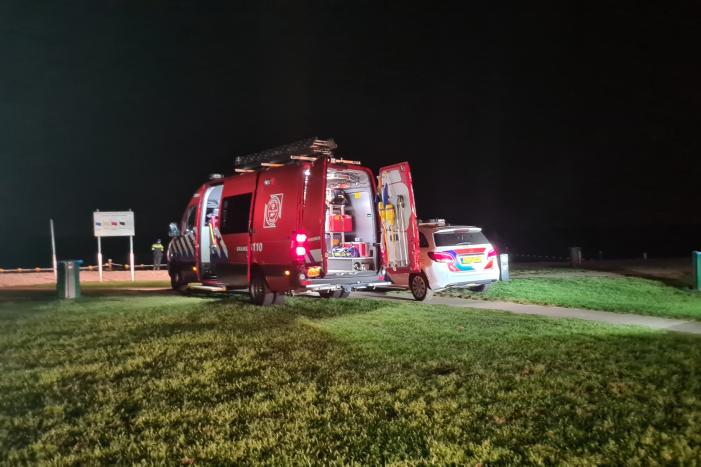 Massale inzet naar mogelijk persoon te water