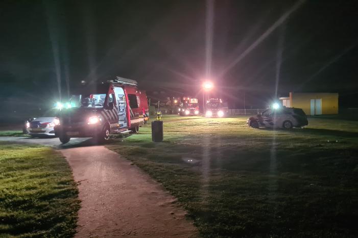 Massale inzet naar mogelijk persoon te water