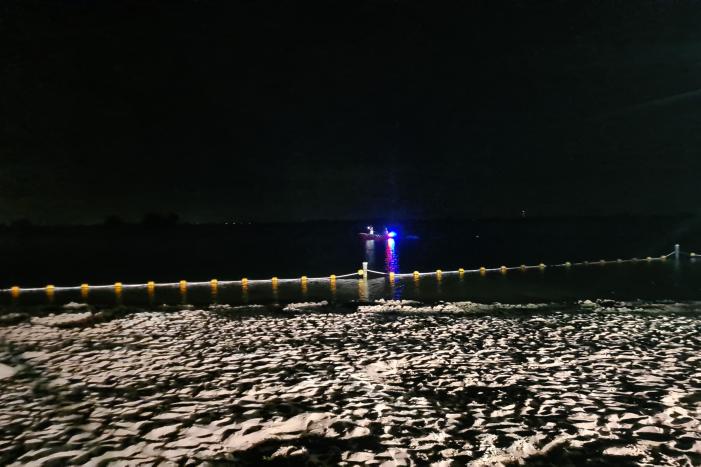 Massale inzet naar mogelijk persoon te water