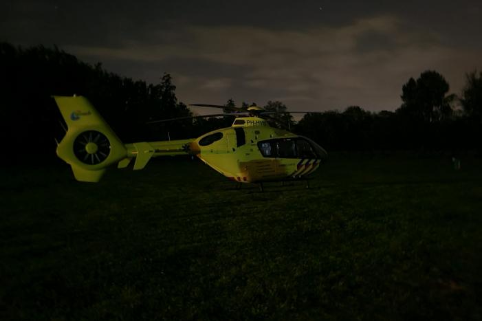 Massale inzet naar mogelijk persoon te water