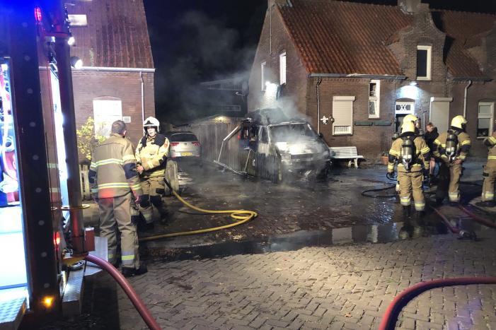 Camper verwoest door brand