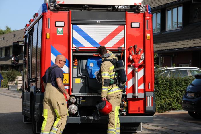 Brand in puincontainer snel gedoofd