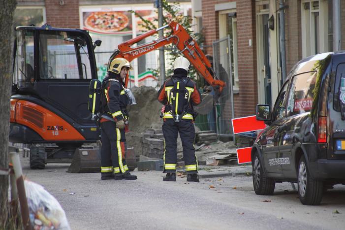 Woningen ontruimd na kapot getrokken gasleiding