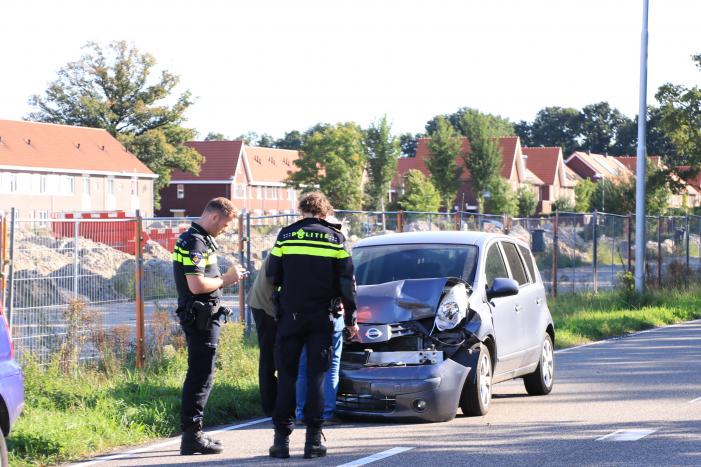 Veel schade bij kop-staartbotsing