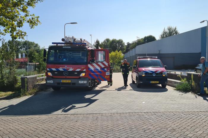 Gasleiding gesprongen op sloopterrein