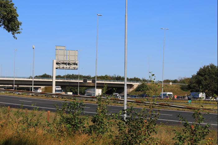 Drie ongevallen achterelkaar op A1