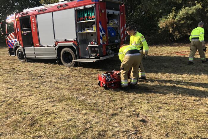 Opnieuw brand in bosgebied