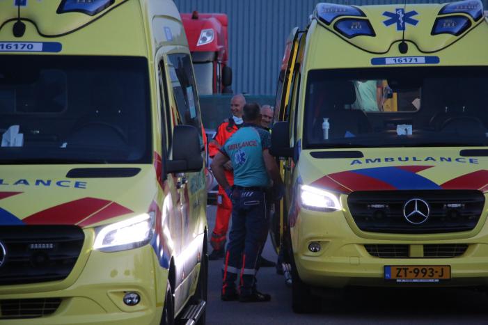 Traumahelikopter trekt veel bekijks