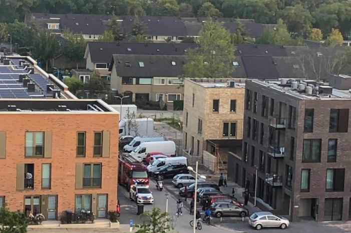 Veel rook bij brand in schuur
