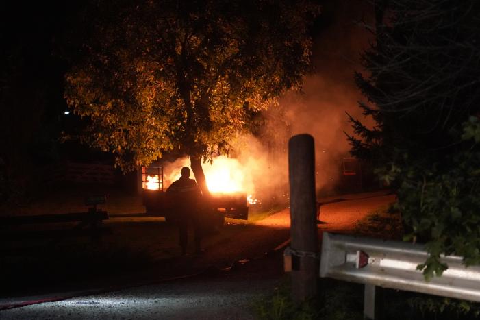 Flinke buitenbrand snel onder controle