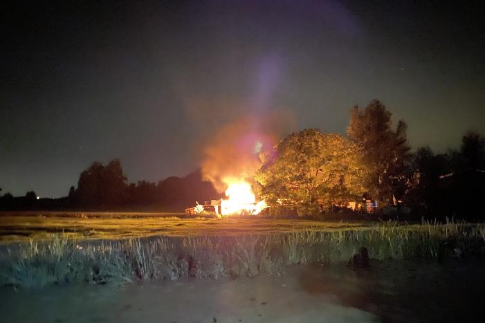 Flinke buitenbrand snel onder controle