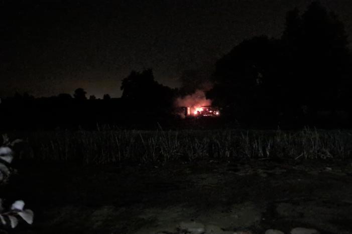 Flinke buitenbrand snel onder controle