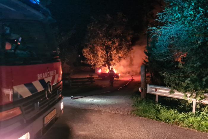 Flinke buitenbrand snel onder controle