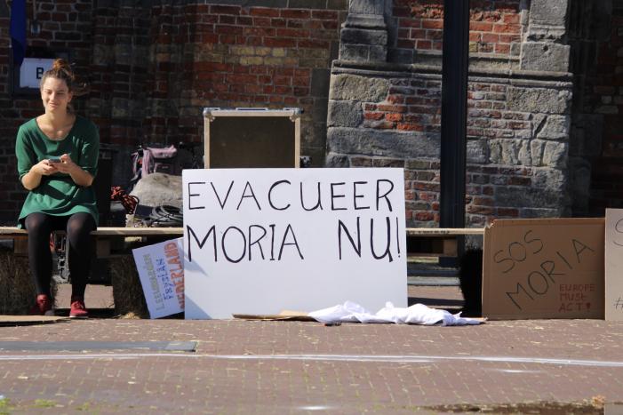 Demonstratie Evacueer Moria