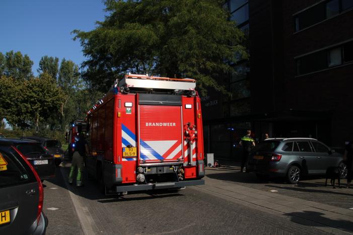 Flinke rookontwikkeling bij brand in kelder