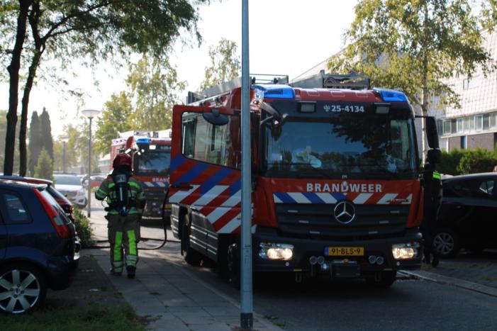 Flinke rookontwikkeling bij brand in kelder