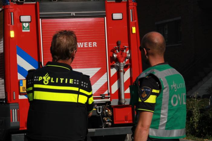 Flinke rookontwikkeling bij brand in kelder