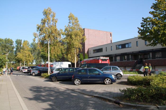 Flinke rookontwikkeling bij brand in kelder