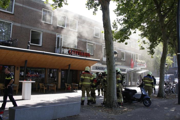 Flinke rookontwikkeling bij brand in appartement