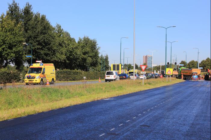 Asfaltering N199 in volle gang
