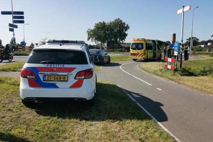 Fietser gewond na val